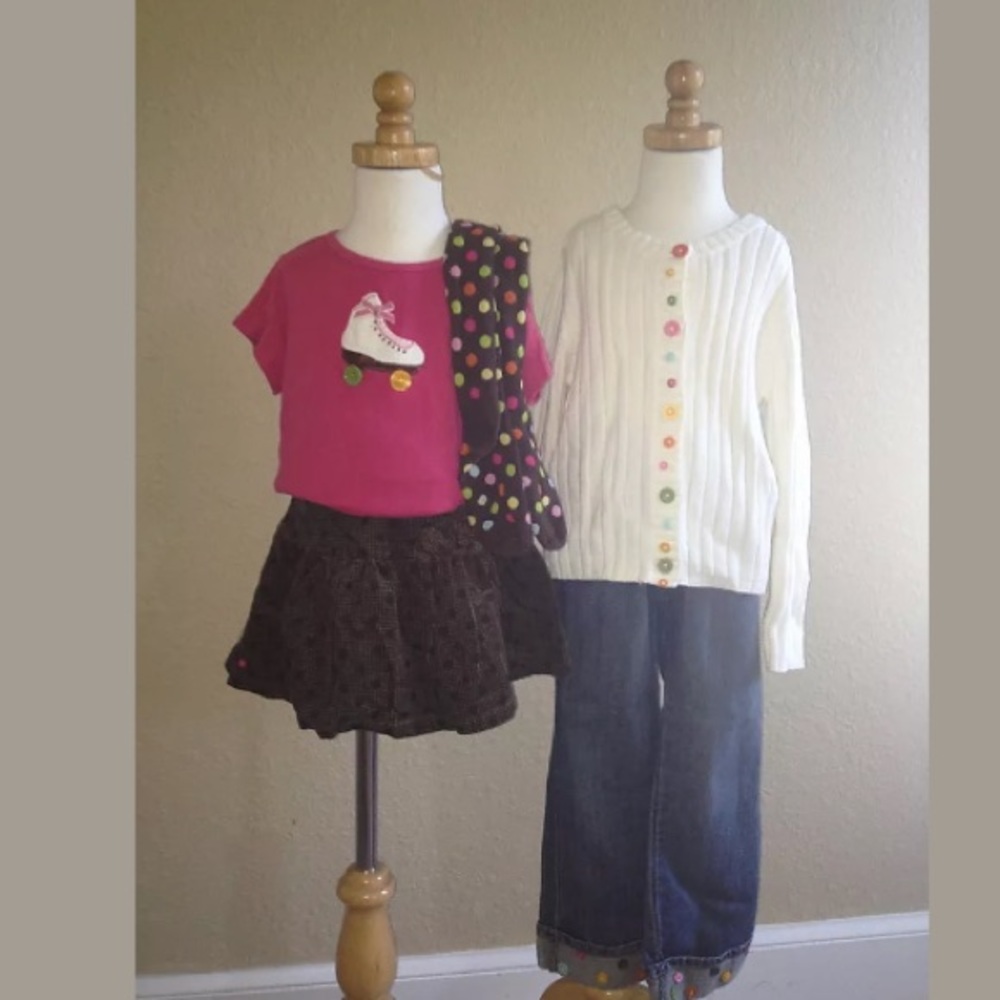 Gymboree LOTS OF DOTS Bundle 5T